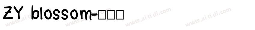 ZY blossom字体转换